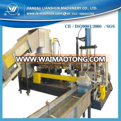 Waste pp plastic recycling extrusion line